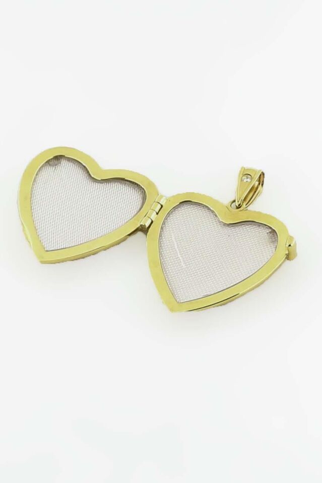 Kalp Resimlik Kolye Ucu