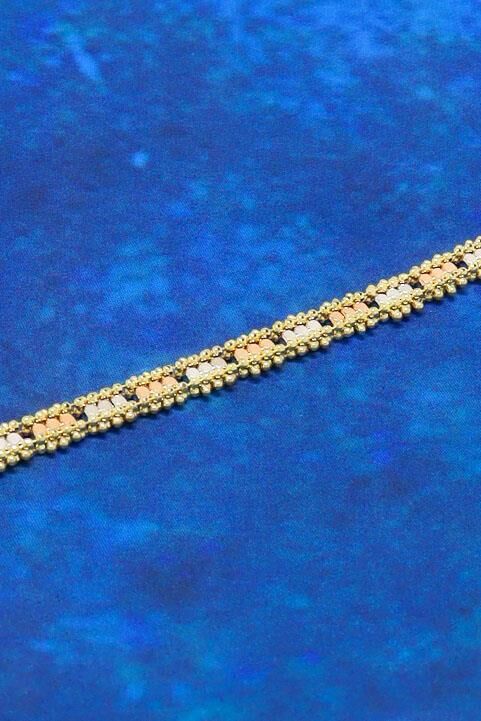 The Queen Üç Renk Altın 14 Ayar Bileklik