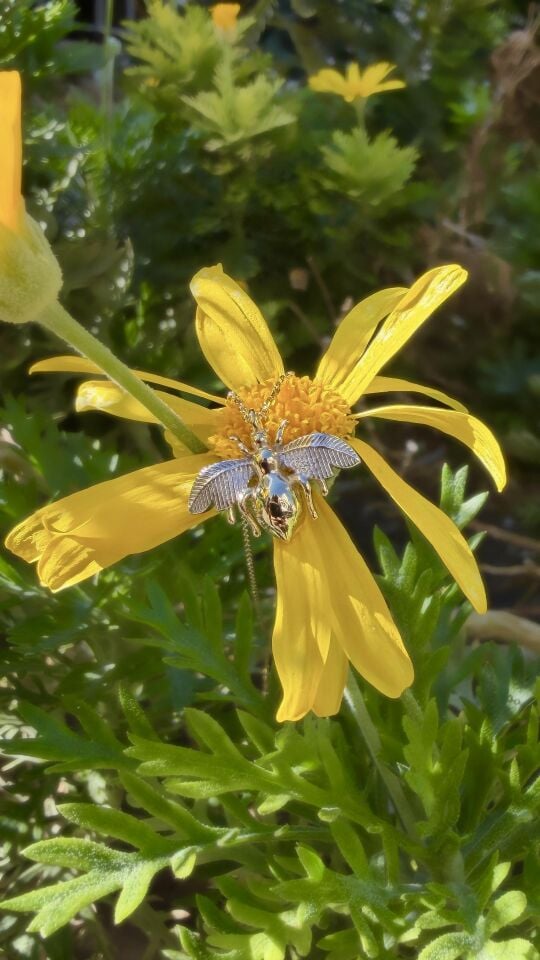 Arı Kolye 14 Ayar Altın