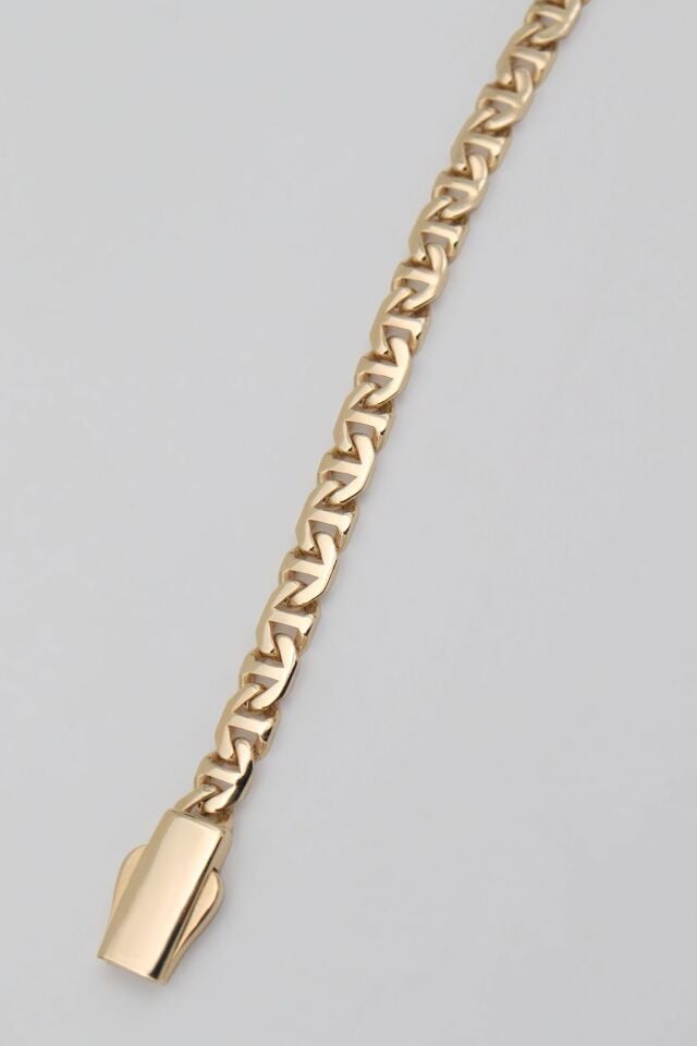 Denizci Zinciri Bileklik 14 Akar Altın