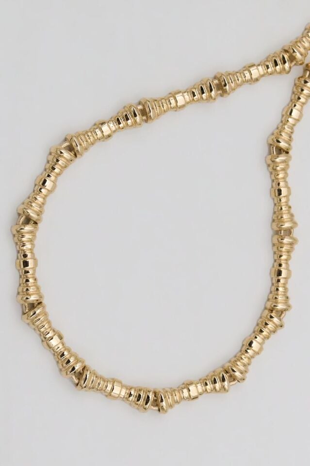 Yeni Huni Kemik Bileklik 14 Ayar Altın