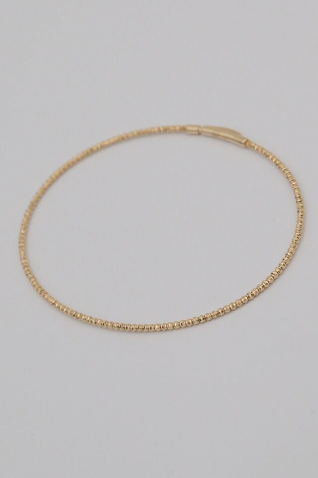 İnce Dorika Kelepçe 14 Ayar Altın