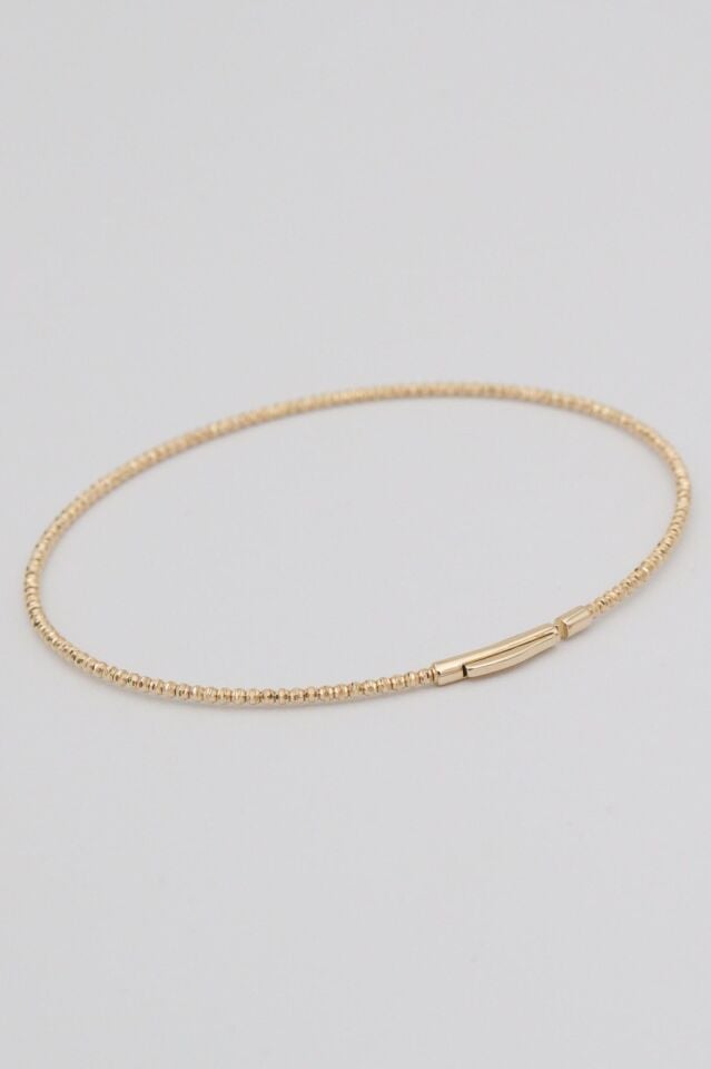 İnce Dorika Kelepçe 14 Ayar Altın