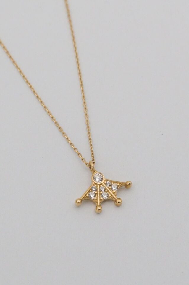 Ağ Kolye 14 Ayar Altın