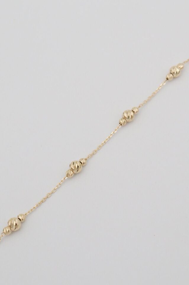 14 Ayar Altın Dorika Bileklik