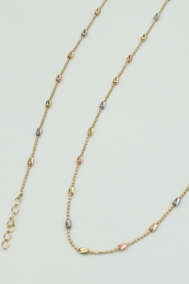 14 Ayar Altın Tırnak Makası Dorika Bileklik