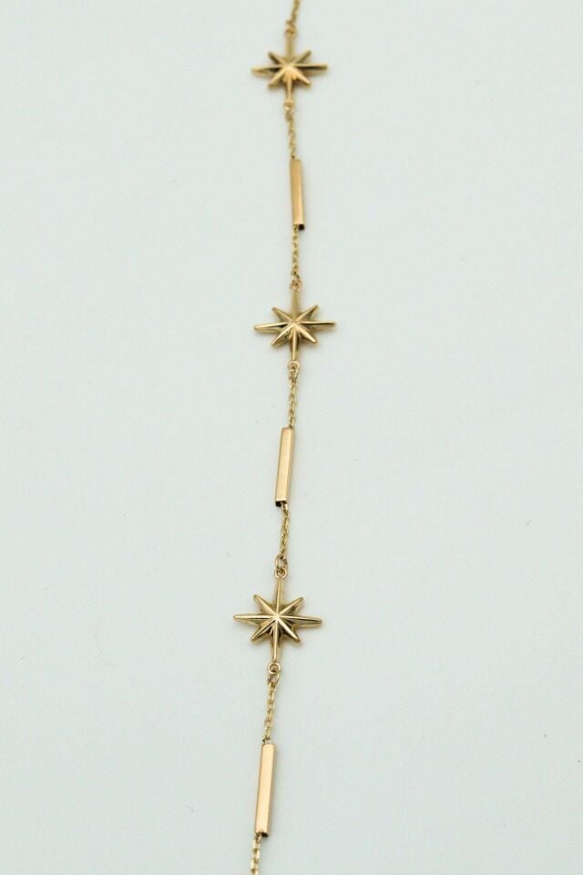 14 Ayar Altın Kutup Yıldızı Bileklik