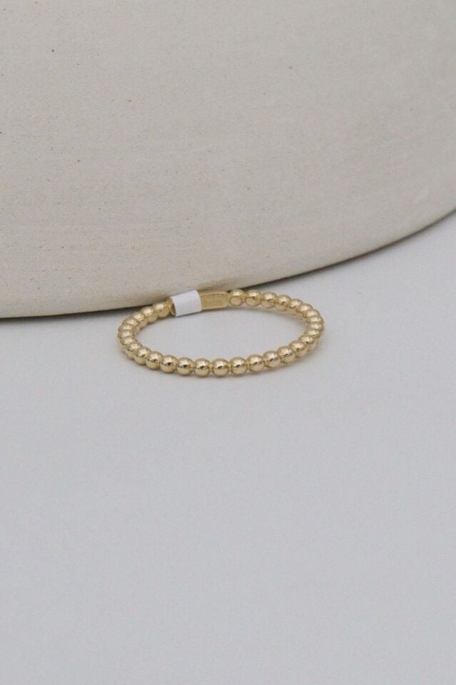 14 Ayar Altın Minimal Tırnak Makası Yüzük