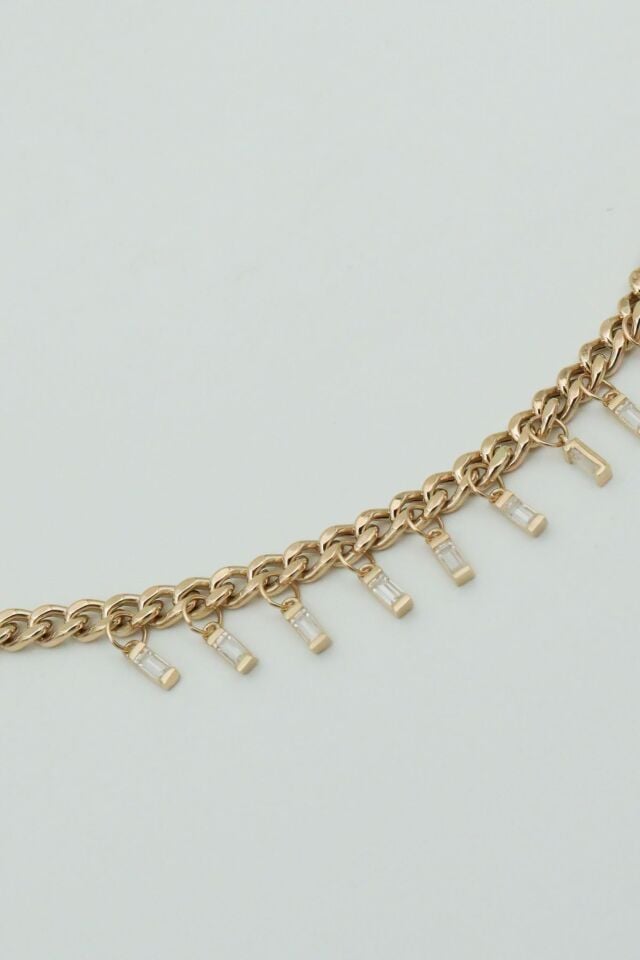 Baget Sallantılı 14 Ayar Altın Gurme Zincir