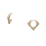 Minimal Beşgen Küpe