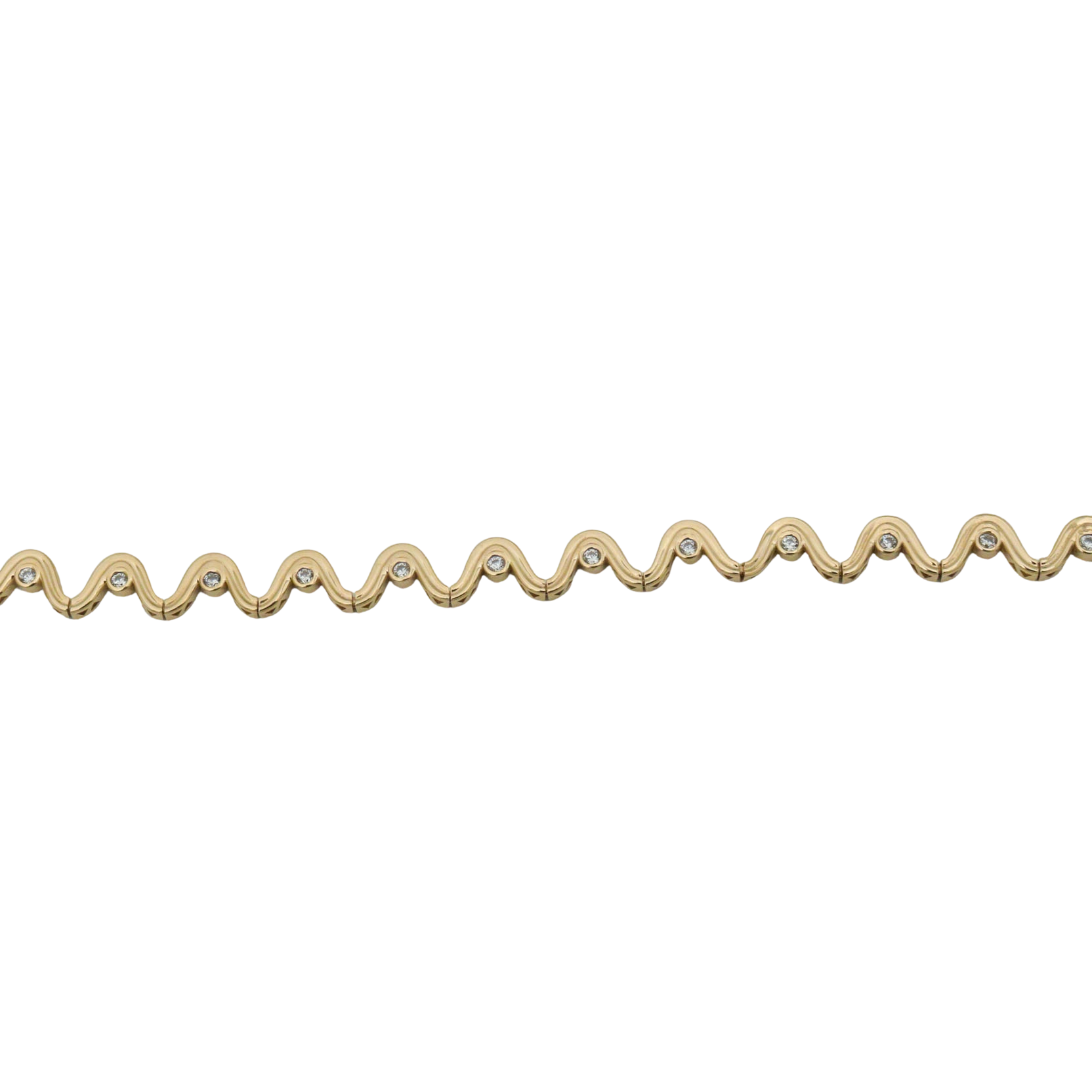 Taşlı Dalgalı Bileklik
