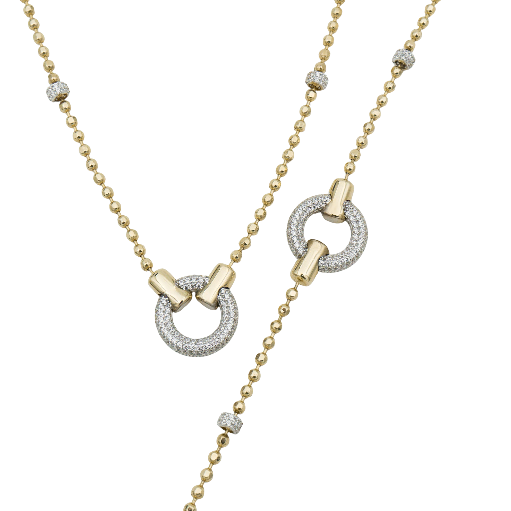 İnce Top Zincirde Circle Set